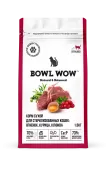 BOWL WOW Fresh Meat Корм сухой с ягненком, курицей и клюквой для стерилизованных кошек, 1,5 кг
