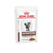 Royal Canin Gastro Intestinal Moderate Calorie, консервы для котов и кошек, при нарушениях пищеварения умеренно калорийный, соус 85 г