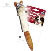 GiGwi Игрушка для собак Белка с пищалкой 46см, серия PLUSH FRIENDZ