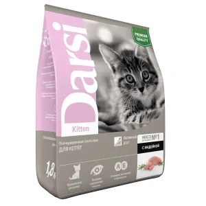 Darsi Kitten сухой корм для котят с индейкой