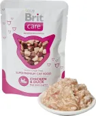 Brit Care пауч для кошек Chicken&Duck Курица и утка, 80 г