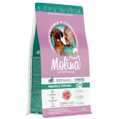 Molina Adult Sensitive. Сухой корм с индейкой и телятиной для взрослых собак средних и крупных пород