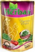 Herbax Влажный корм для кошек Курочка с морской капустой в соусе, 100 г