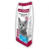 Счастливчик Сухой корм для кошек С рыбой, 400 г