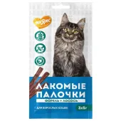 Мнямс лакомые палочки для кошек с форелью и лососем 3 шт