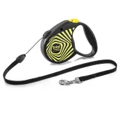Triol Flexi Поводок-рулетка для собак Flexi Life Geometry Yellow S 5м до 12кг, трос