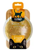 TiTBiT Лакомство для кошек Бульон с домашней курочкой 55 г