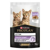 Pro Plan Kitten Healthy Start влажный корм для котят, паштет с индейкой, 75 г