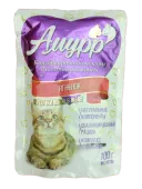 Амурр Влажный корм для кошек в желе с ягненком, 100 г