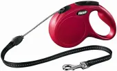 Flexi New Classic М рулетка до 20 кг 5 м., трос, красная