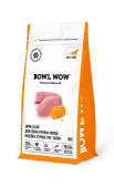 BOWL WOW Корм сухой для собак крупных пород: индейка, курица, рис, тыква, 150 г