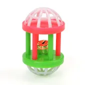 Чистый котик Игрушка для кошек Цилиндр-погремушка, 8 см