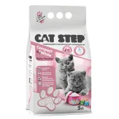 Cat Step Наполнитель для котят комкующийся минеральный Compact White Baby Powder, 5 л