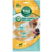 Triol Косточки жевательные узловые, 10см (уп.3шт.), серия DENTAL