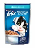 FELIX Пауч для кошек (форель в желе) 75 г