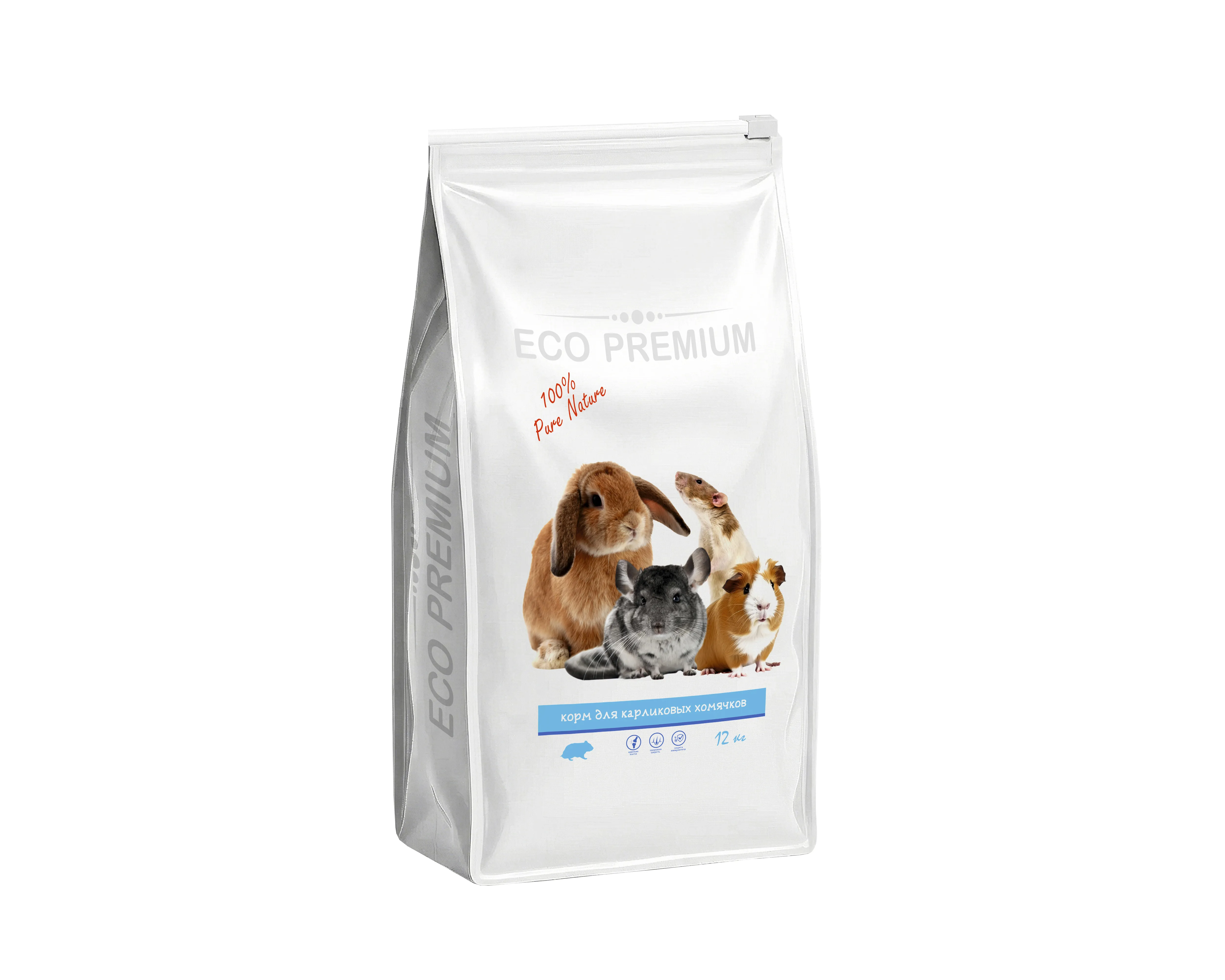 ECO Premium Корм для карликовых хомячков, 12 кг
