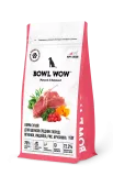 BOWL WOW Корм сухой для щенков средних пород: ягненок, индейка, рис, брусника, 150 г