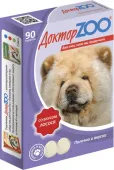 Доктор ZOO Витамины для собак со вкусом лосося, 90 таблеток