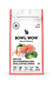 BOWL WOW Fresh Meat Корм сухой с лососем, белой рыбой и брокколи для стерилизованных кошек, 8 кг
