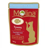 Molina консервы для кошек (тунец в желе) 100 г