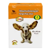 Доброзверики Подстилки впитывающие для животных 60 × 40 см, 10 шт. Умная покупка