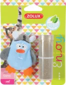 Zolux Игрушка для кошек с кошачьей мятой в комплекте "Озадаченный пингвин", 7 см