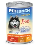 Lunch For Pets Консервы для собак Баранина с потрошками в желе, 850 г