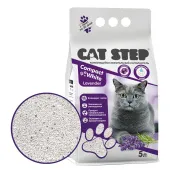 Cat Step Наполнитель комкующийся минеральный Compact White Lavеnder, 5 л