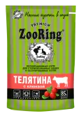 ZOORING Пауч Сочные кусочки в соусе Телятина с клюквой для стерилизованных кошек 85 г