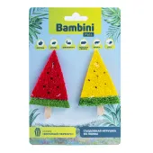 Bambini Игрушка для грызунов "Мороженое фруктовый лед" из люфы. 2 шт