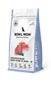 BOWL WOW Корм сухой для щенков крупных пород собак с индейкой, ягненком, рисом и добавлением черники, 5 кг