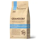 GRANDORF сух. д/кошек Белая рыба с индейкой - забота о коже и шерсти  (2 кг)