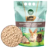 Triol Наполнитель для мелких животных древесный 6мм, 3л, серия LITTLE VILLAGE