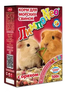 ЛимпоNEO корм для морских свинок с орехом, 500 г