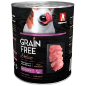 Зоогурман Grain Free, консервы для собак, Индейка, 350 г