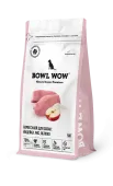 BOWL WOW Корм сухой для собак средних пород с индейкой, рисом и добавлением яблока, 5 кг