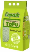 Барсик TOFU Зелёный Чай наполнитель древесный комкующийся 4,54 л