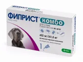 KRKA Фиприст Комбо капли против клещей и блох для собак 40-60 кг, 4,02 мл