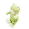 GiGwi Игрушка для собак Лягушка с пищалкой 10см, серия PLUSH FRIENDZ