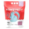 КОМФИКОТ Наполнитель тофу комкующийся горная лаванда, 10 л