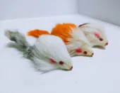 Кулешов Игрушка для кошек Мышь, 5 см, натуральный мех № 6