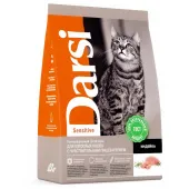 Darsi Sensitive сухой корм для кошек с индейкой