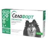 КRКА Селафорт капли для собак 20-40 кг. 1 пипетка в упаковке