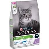Pro Plan Sterilised для кастрированных взрослых кошек старше 7 лет с индейкой