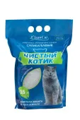 Чистый котик Наполнитель силикагелевый с синими гранулами 3,5 л