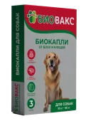 БиоВакс био-капли на холку для собак антипаразитарные от блох и клещей 3 пипетки