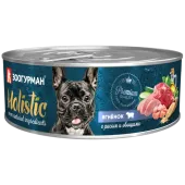Зоогурман Holistic, консервы для собак, Ягнёнок с рисом и овощами, 100 г