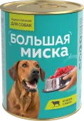 Большая Миска Консервы для собак, ягненок с рисом, 970 г