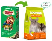 Зоомир Хомка-лакомка Корм для хомяков, 500 г