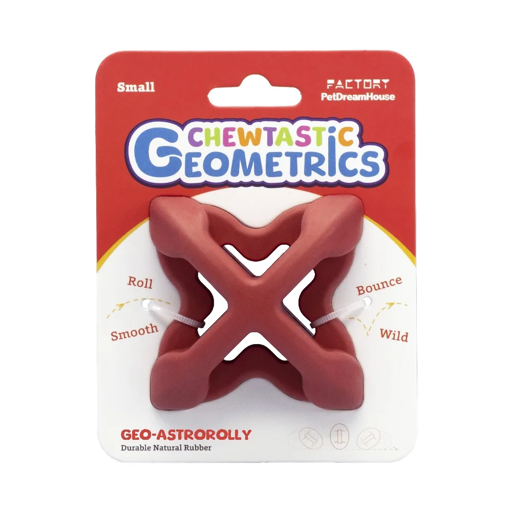  Игрушка интерактивная для собак из натурального каучука Chewtastic Geometrics Geo-AstroRolly